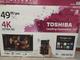 vendo TV TOSHIBA nuevo en caja 49, ultra d, 4k,Internet, W