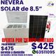 NEVERA DE 8.5 PIES CON PANEL SOLAR INCLUIDO 