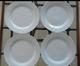 Vendo 4 platos llanos de cerámica blanca cada uno en 500 c