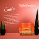 Mascarilla para reparar e hidratar cabello rizado o afro