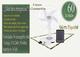 Ventiladores Recargables con paneles solares y 2 bombillas 