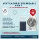 Ventilador recargable 8 6 en 1