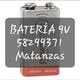 Batería 9v nuevas Matanzas