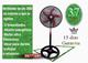 Ventilador recargable 12 pulg y ventilador de Pie de 18 pulg
