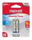 Baterías AA y AAA marca Maxell