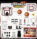 Mini aro de baloncesto con control remoto
