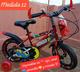 Bicicletas para niños y niñas medida 12