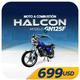 Motos Hálcon GN125 F