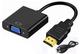 Adaptador Convertidor Hdmi A Vga +cable de regalo 