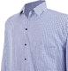 Camisa de cuadro azul marino $2mil.