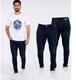 Pantalones de mezclilla oscuro 